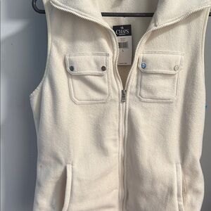 Chaps Cream Vest for Women
